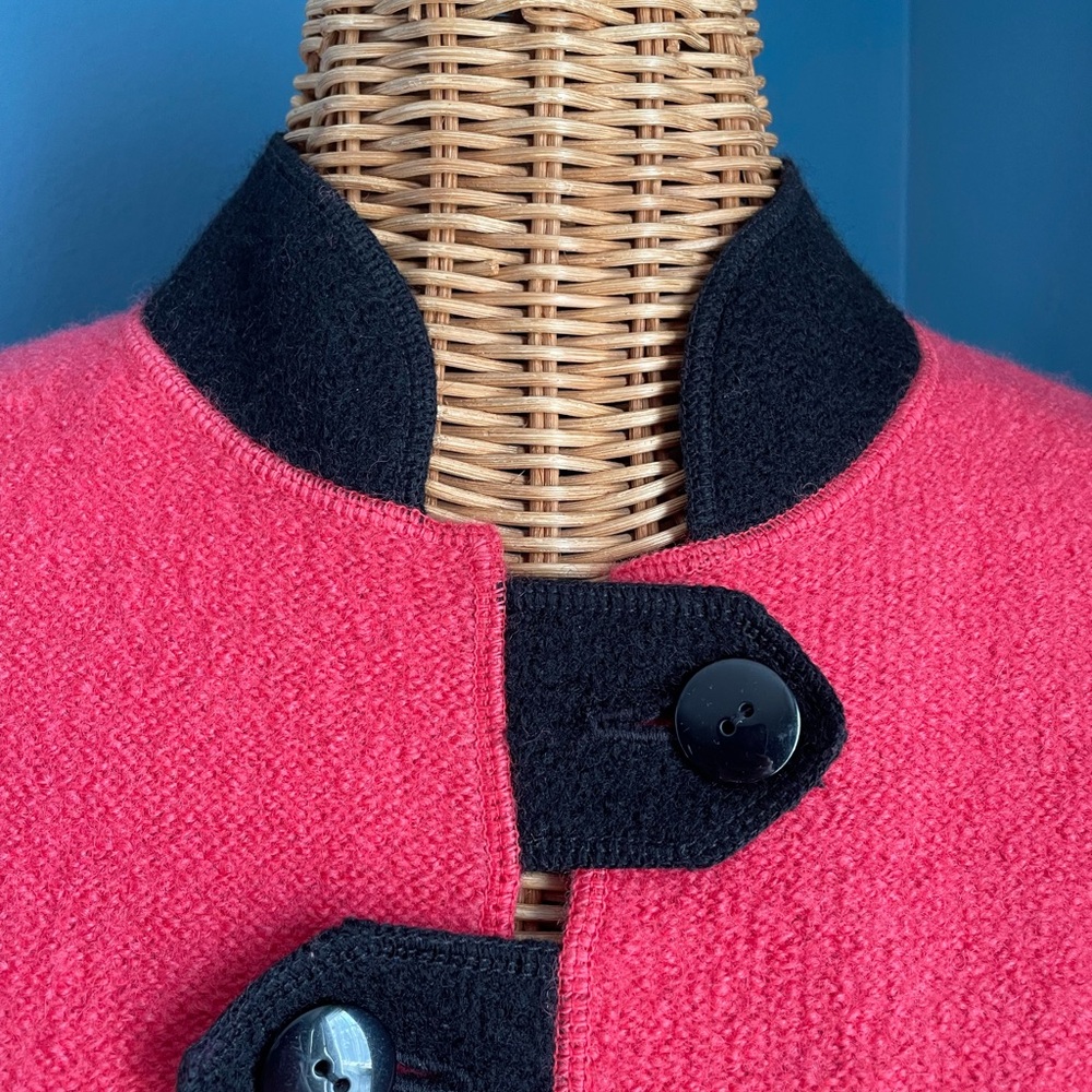 South Wool Toggle Button Front Sweater Cardigan U… - image 8